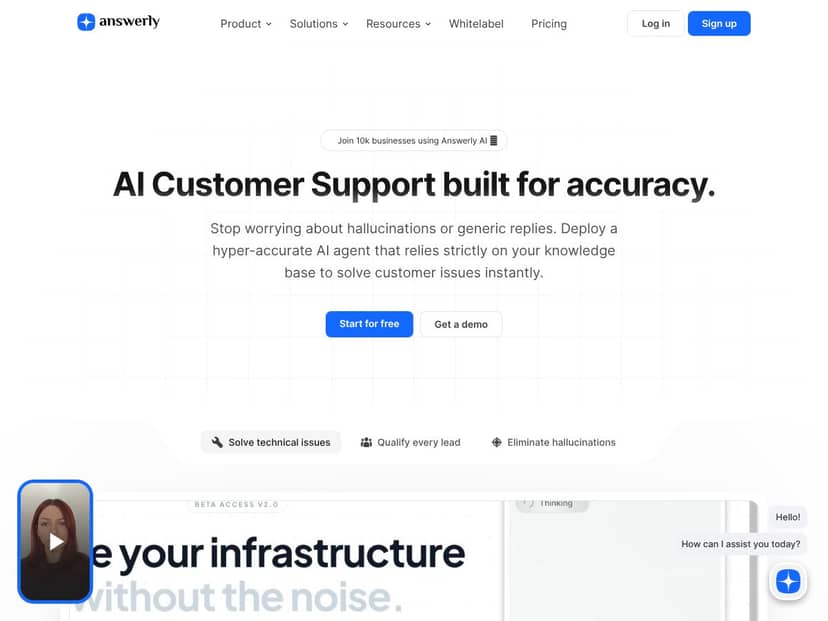 Answerly interface