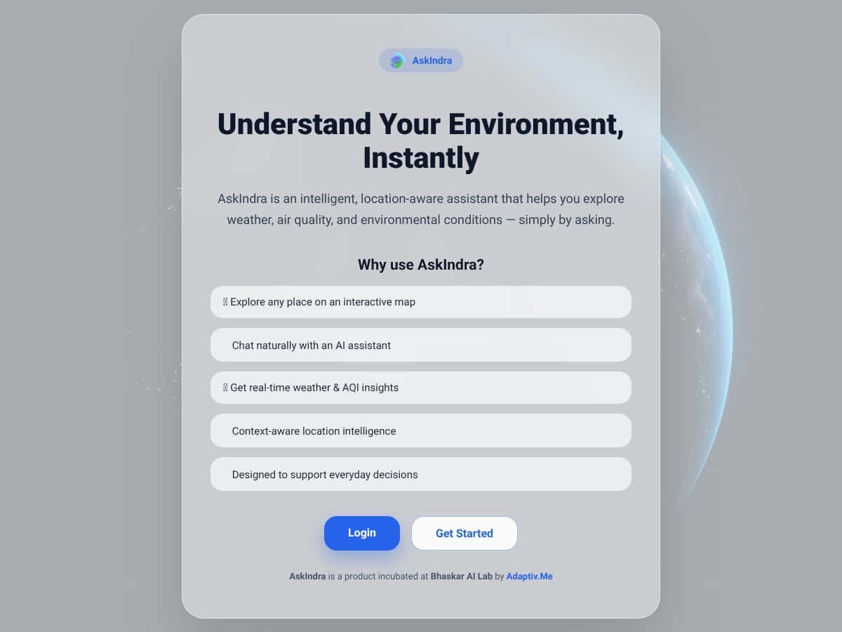 AskIndra screenshot
