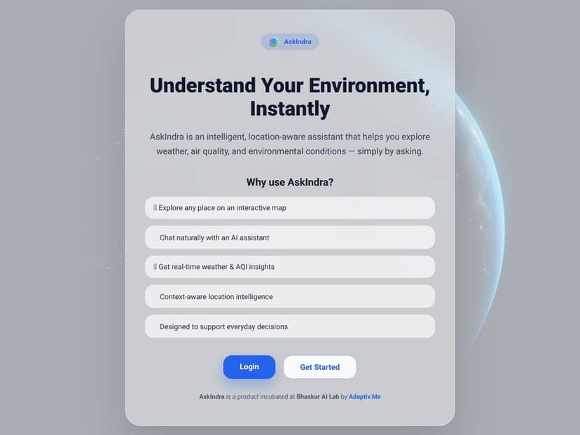 AskIndra screenshot