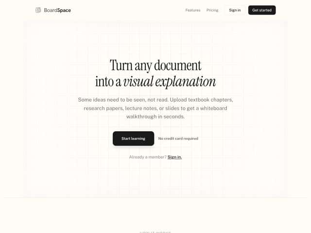 BoardSpace interface