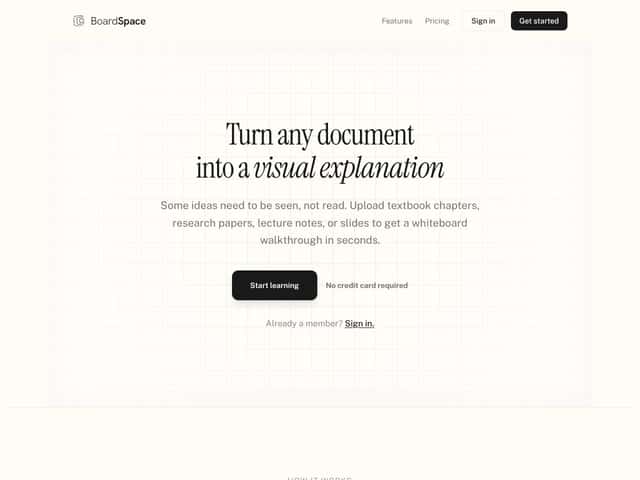 BoardSpace interface