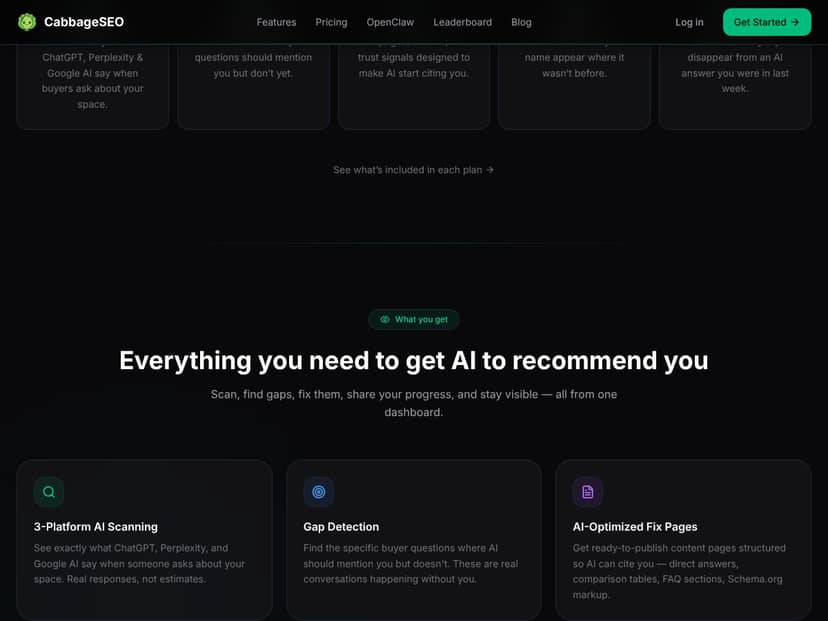 CabbageSEO interface