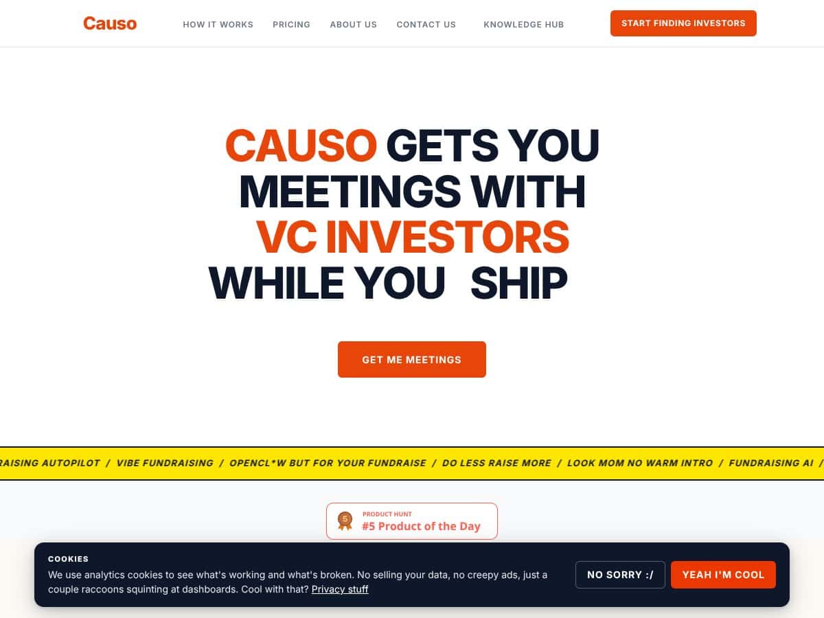 Causo for Fundraising screenshot