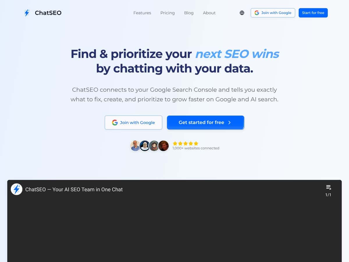 ChatSEO screenshot