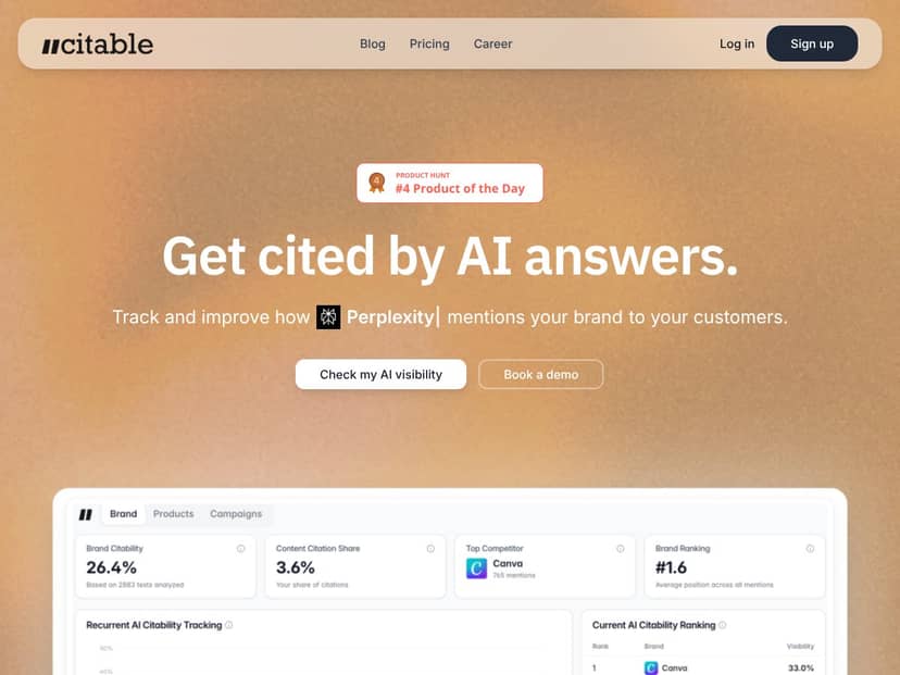 Citable screenshot