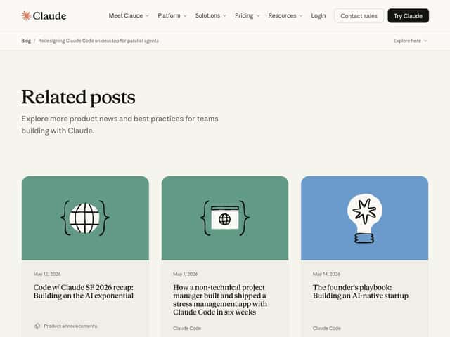 Claude Code Desktop App Redesigned interface