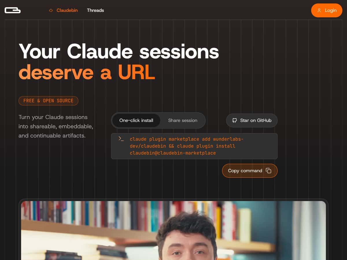 Claudebin screenshot