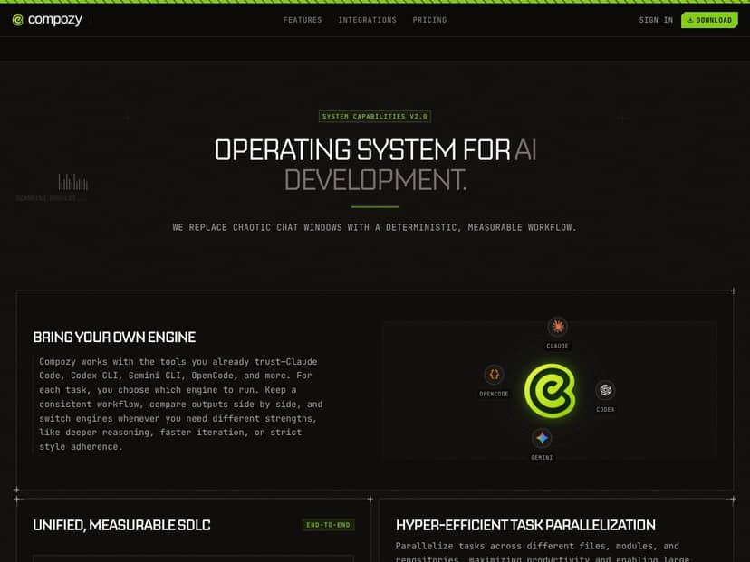 Compozy interface
