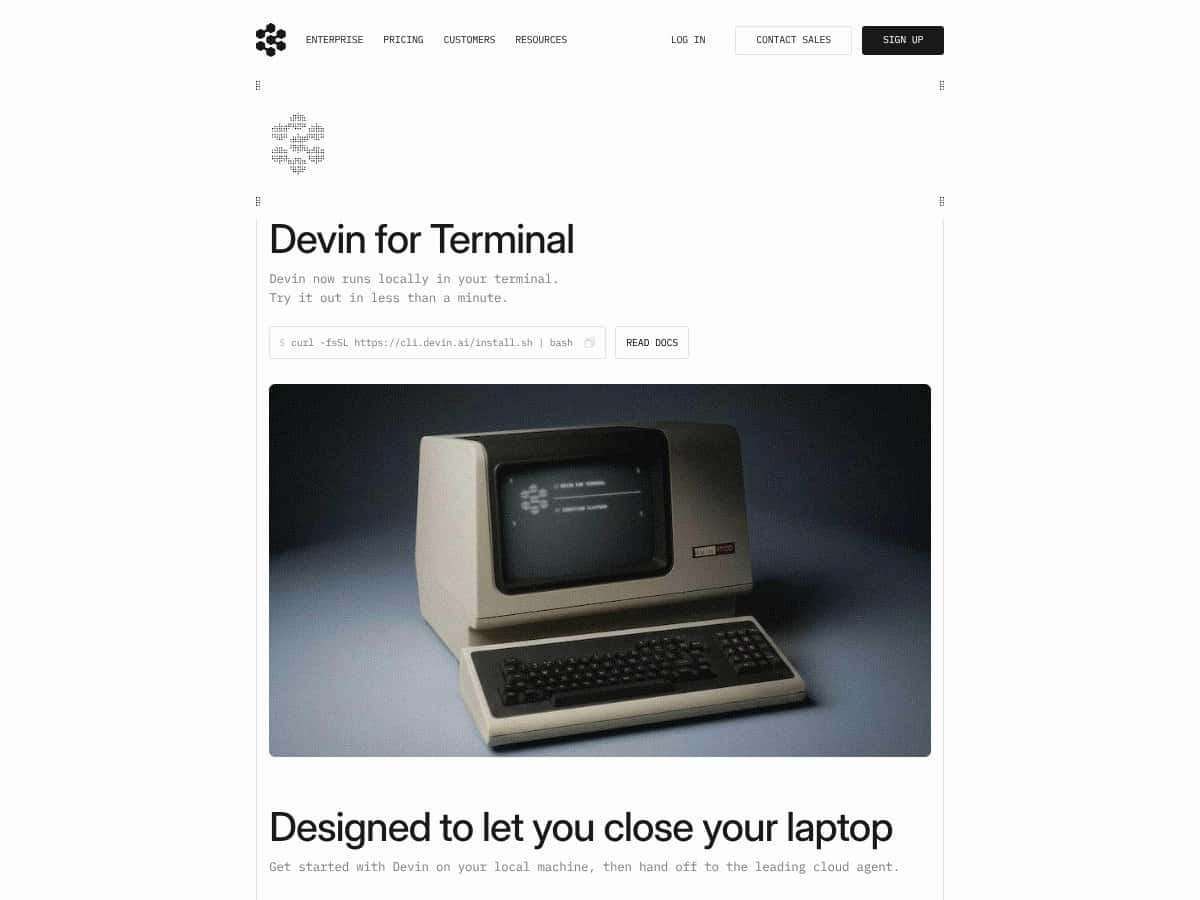 Devin for Terminal screenshot