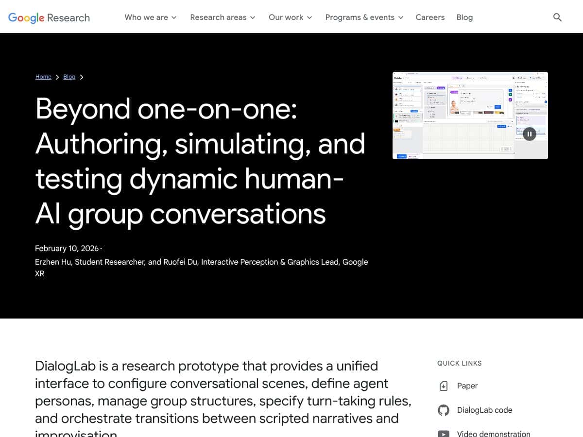 DialogLab screenshot