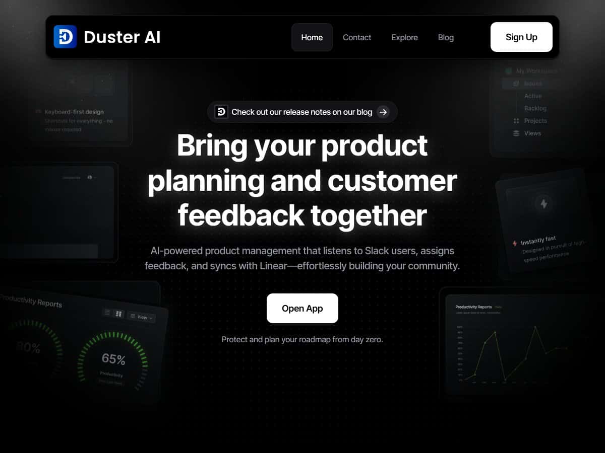 Duster - Build better products screenshot