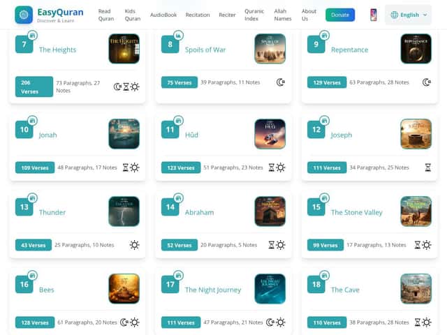Easy Quran AI interface