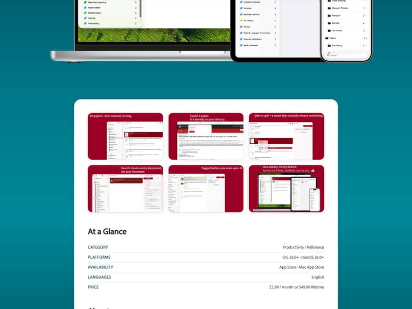 Elephant Folio interface