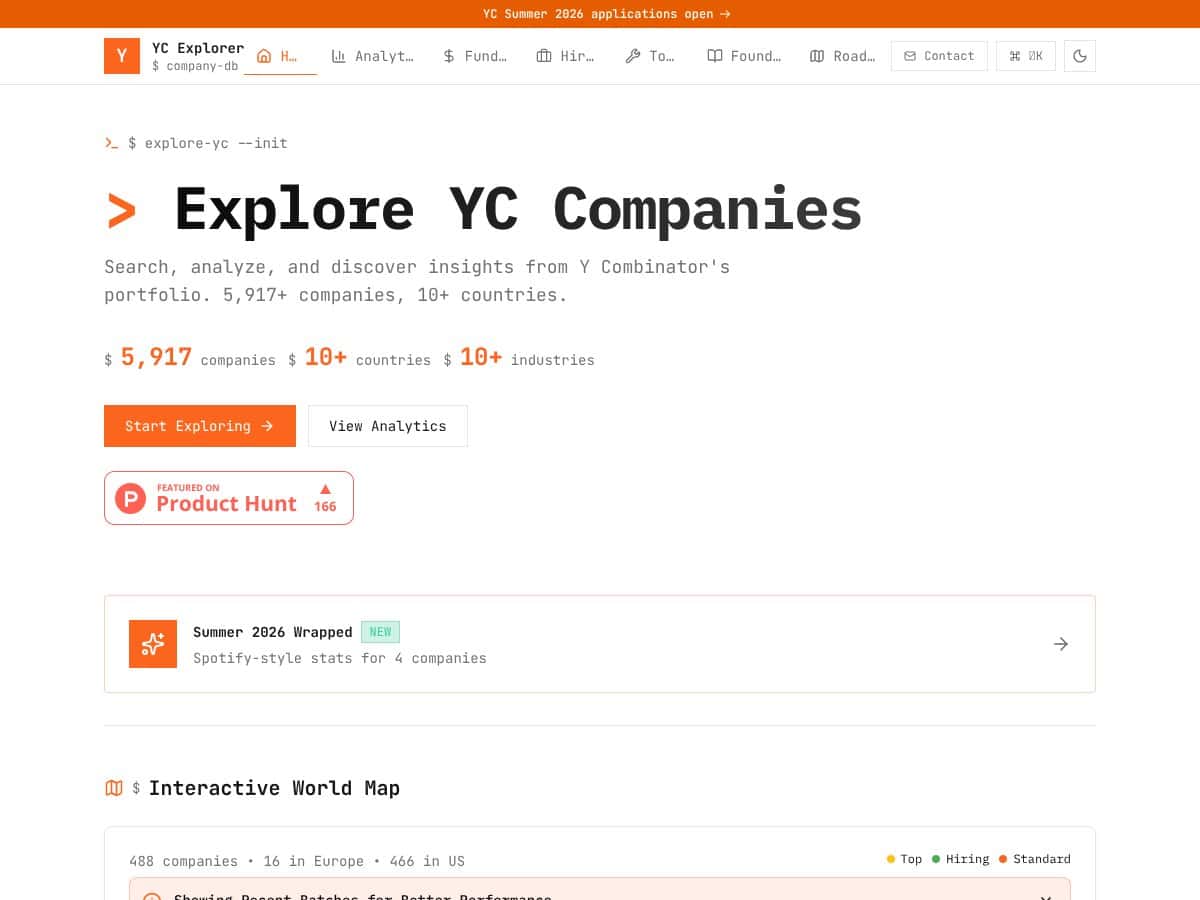 ExploreYC screenshot