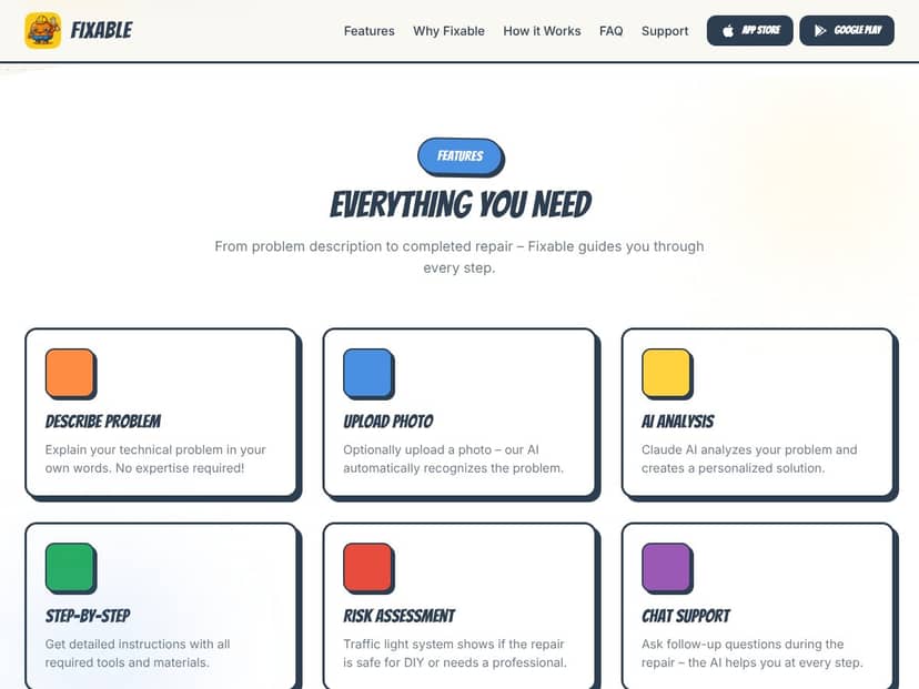 Fixable interface