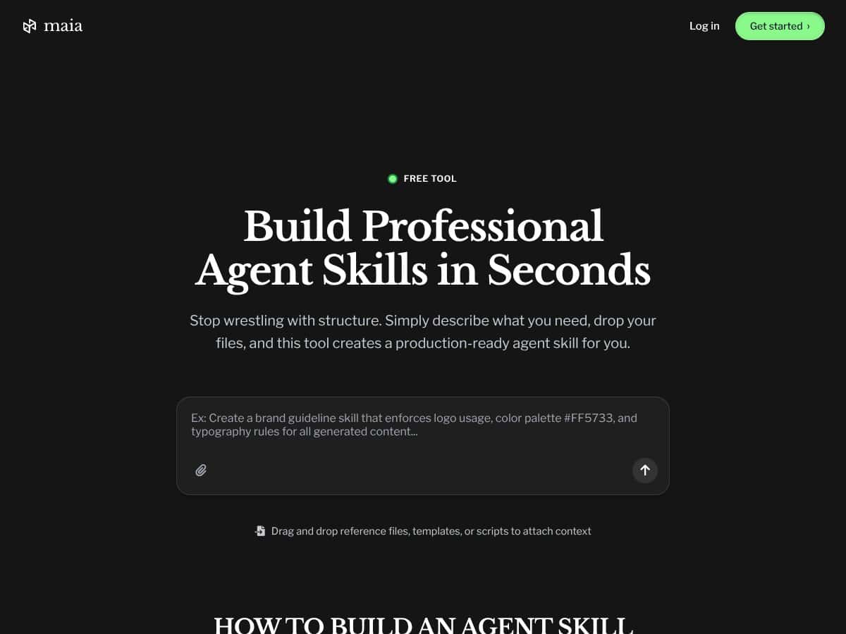Free Agent Skill Builder screenshot