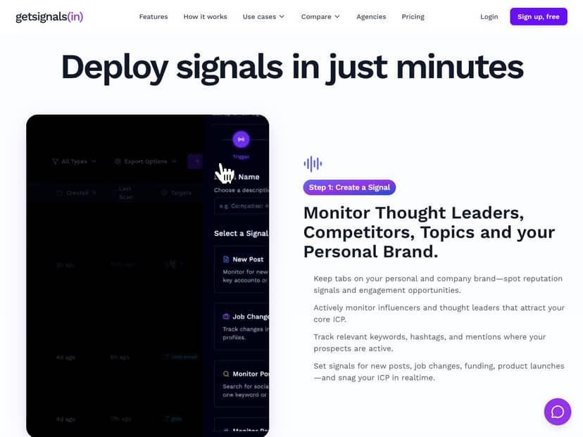 getsignals(in) interface