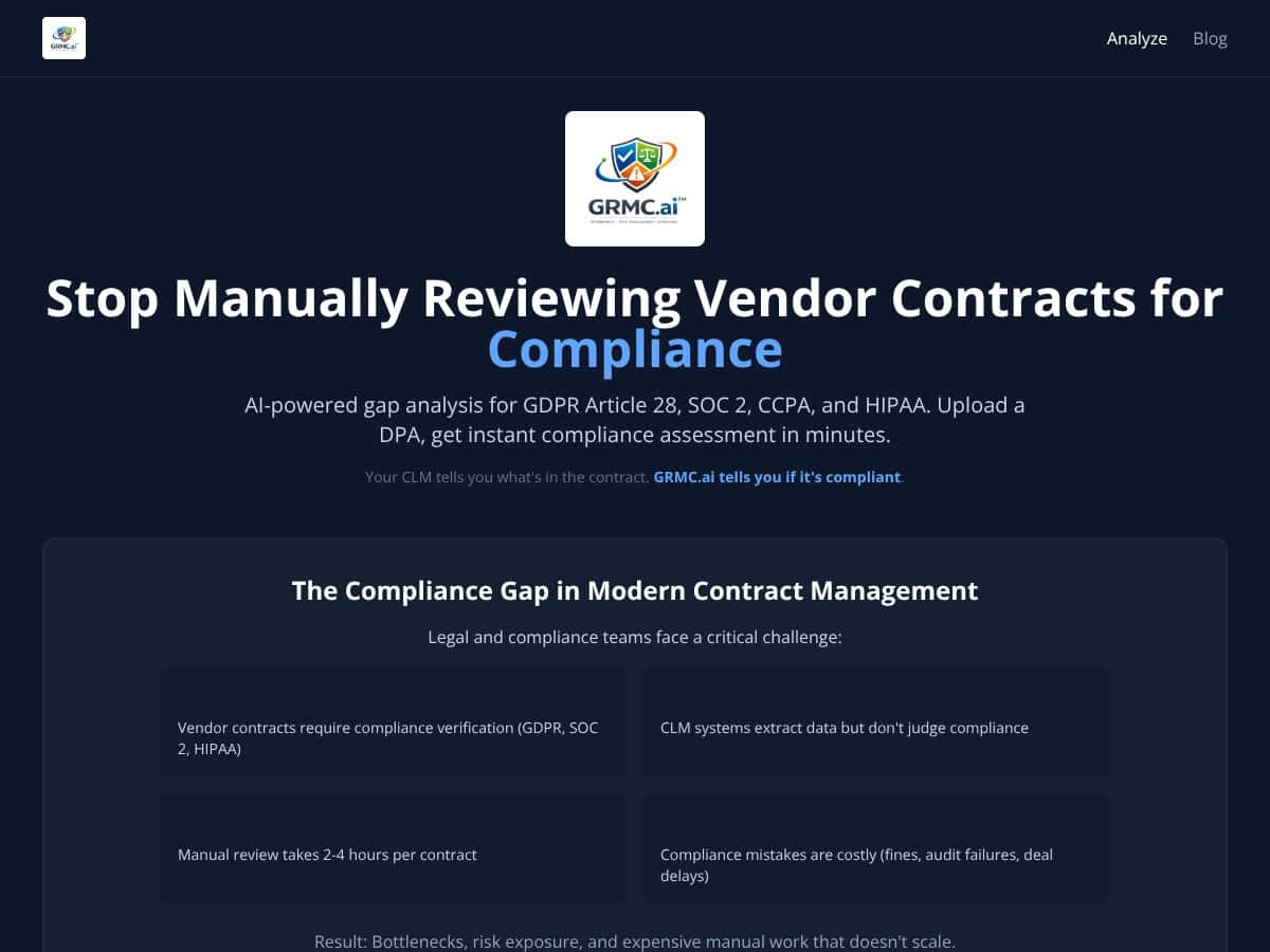 GRMC.ai screenshot