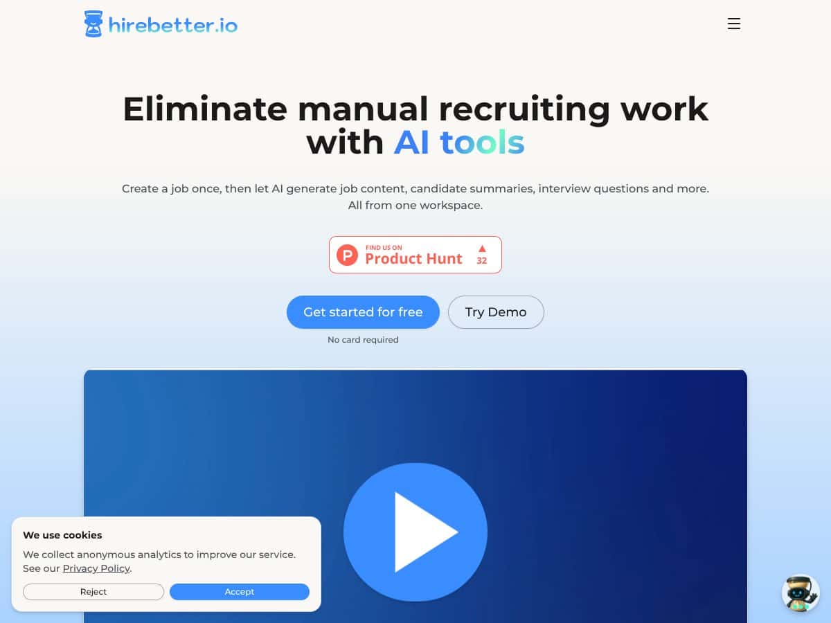 hirebetter.io screenshot
