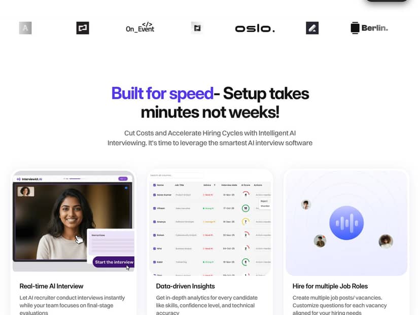 Interviewkit AI interface