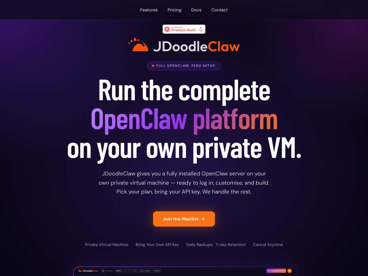 JDoodleClaw screenshot