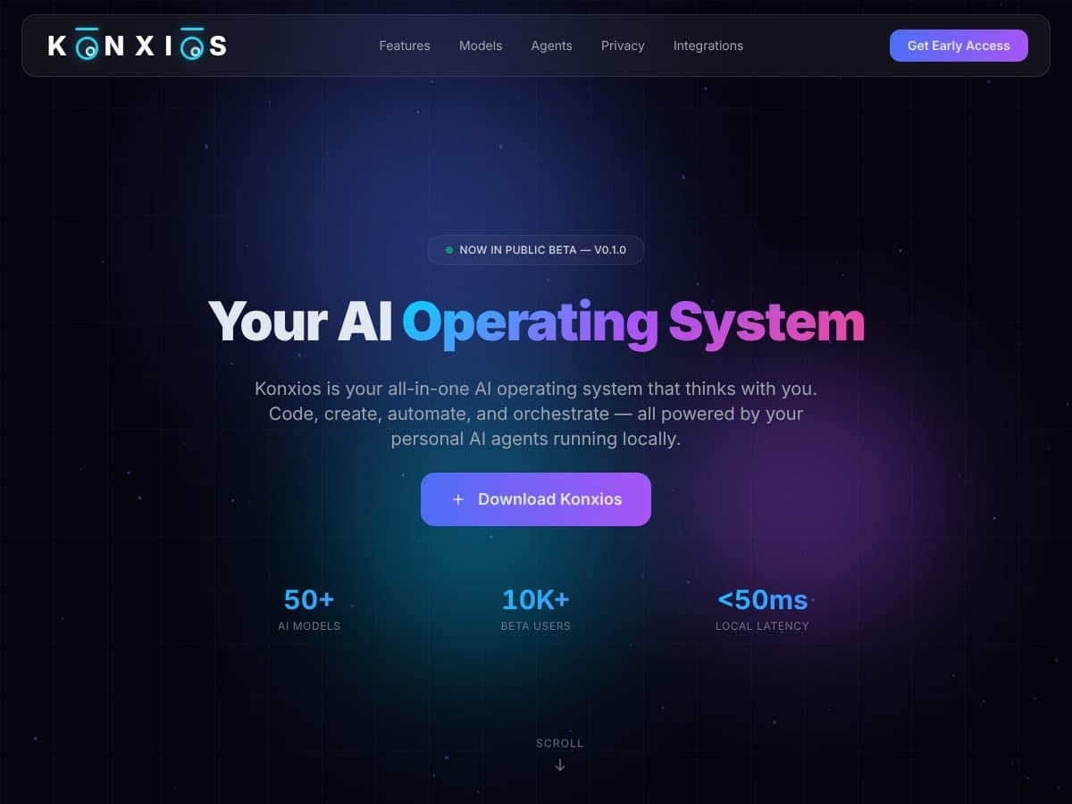 Konxios screenshot