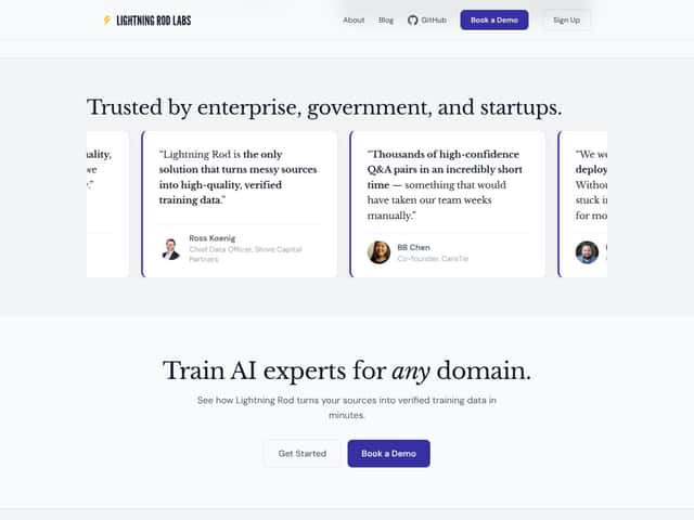 Lightning Rod interface