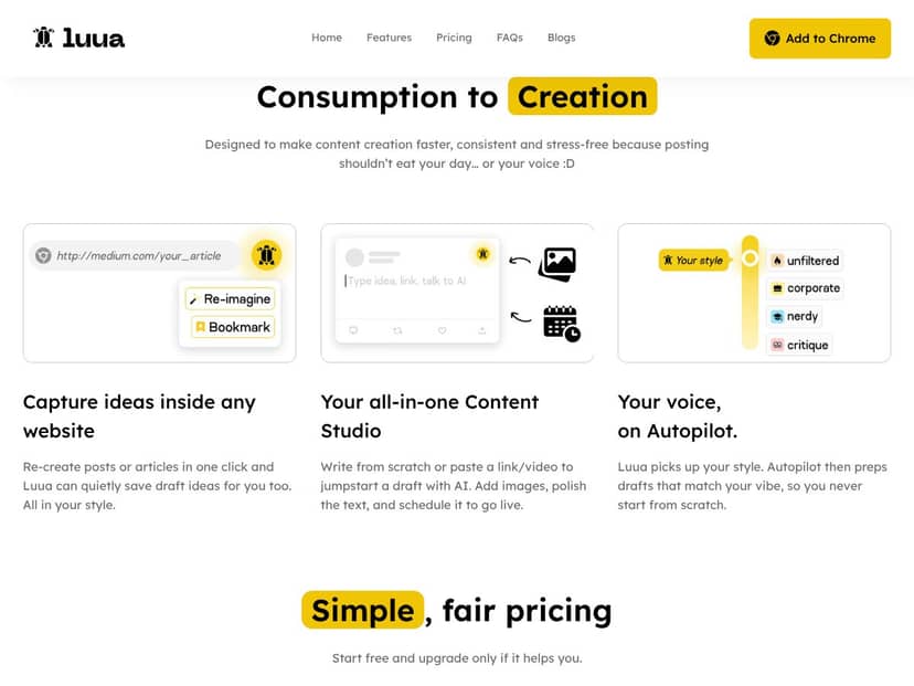 Luua interface