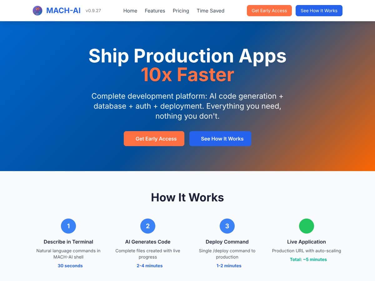 MACH AI screenshot