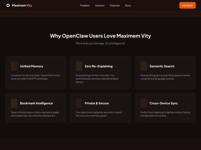 MemoryPlugin for OpenClaw interface