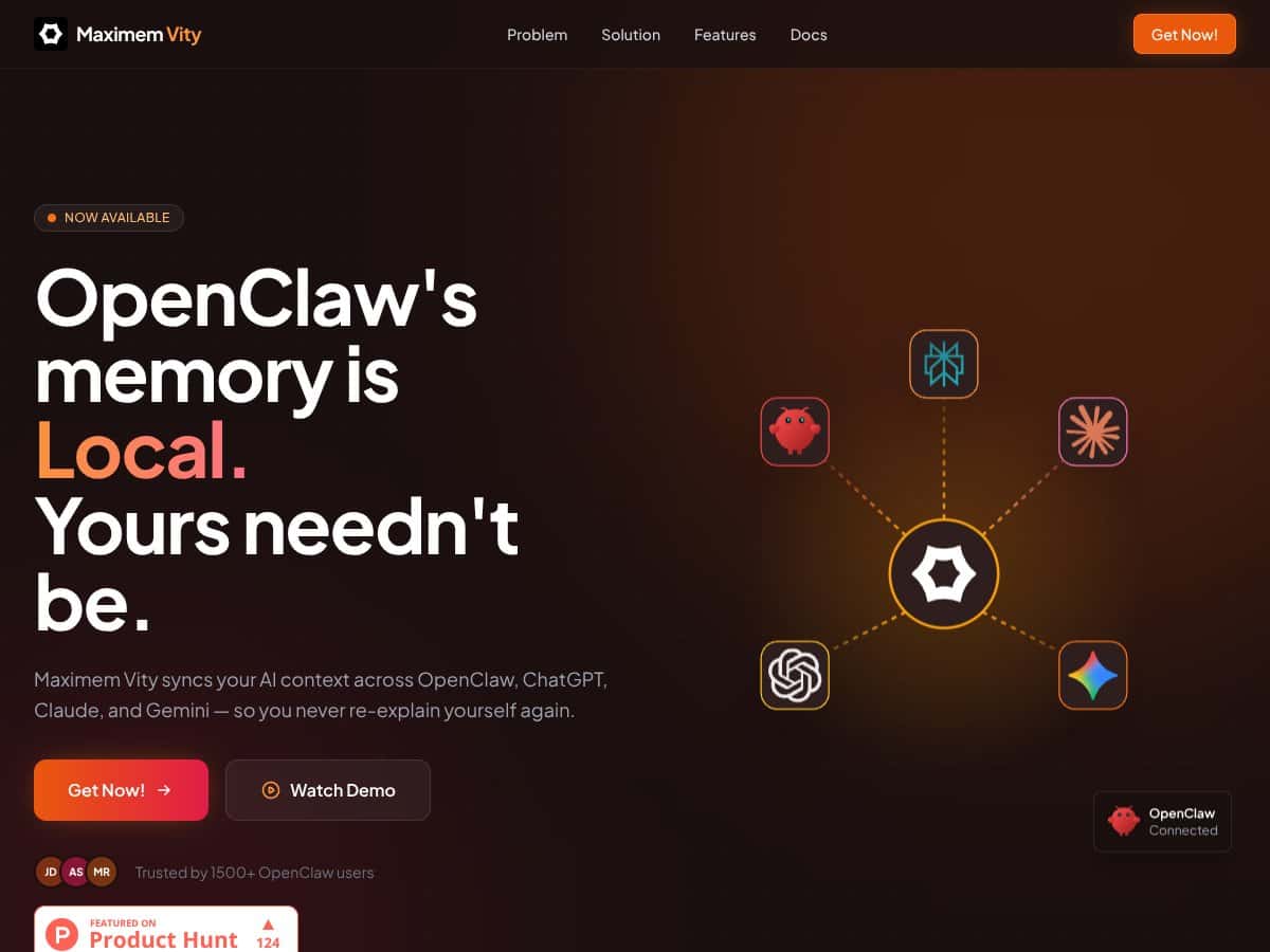 MemoryPlugin for OpenClaw screenshot