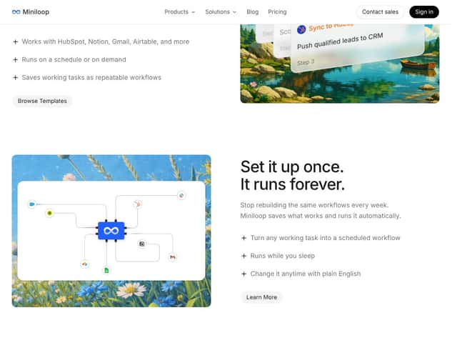 Miniloop interface