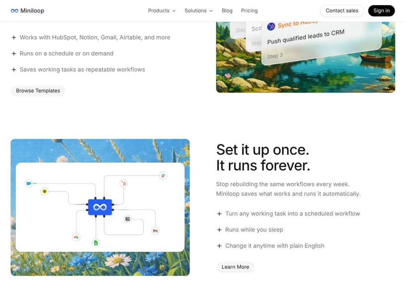 Miniloop interface