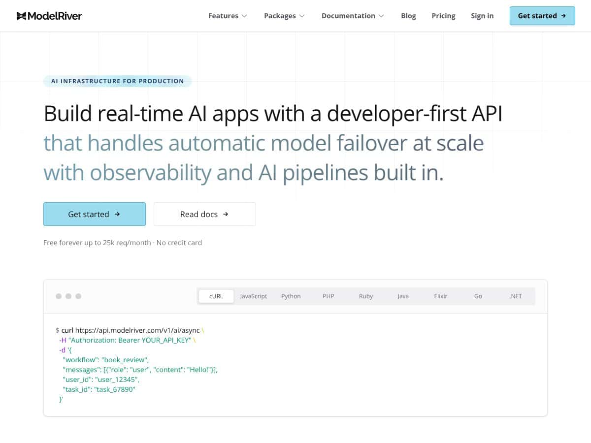 ModelRiver screenshot