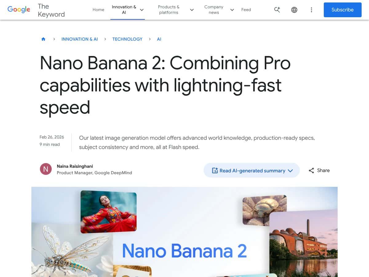 Nano Banana 2 screenshot