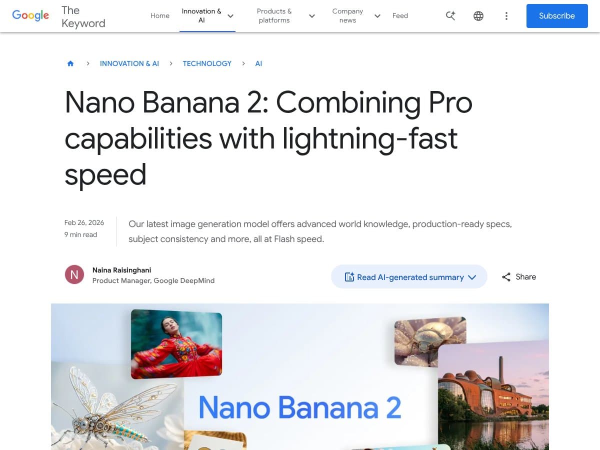 Nano Banana 2 screenshot