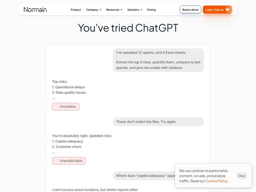 Normain interface