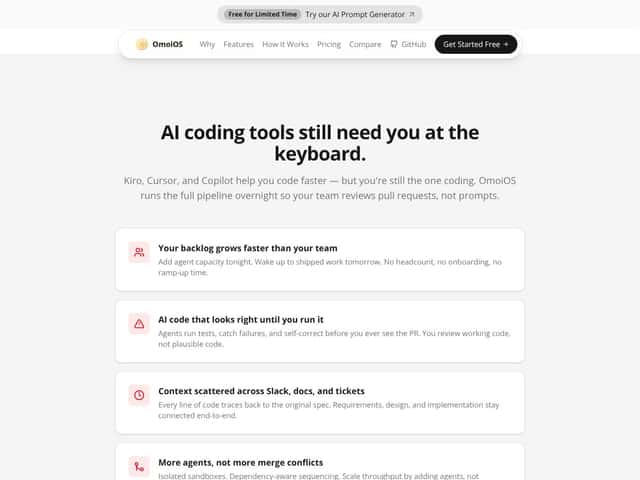 OmoiOS interface