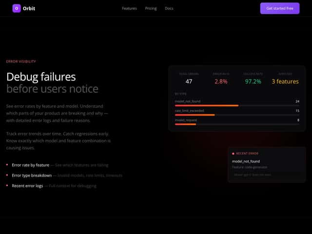 Orbit AI interface