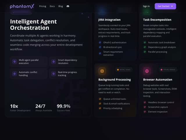 PhantomX interface
