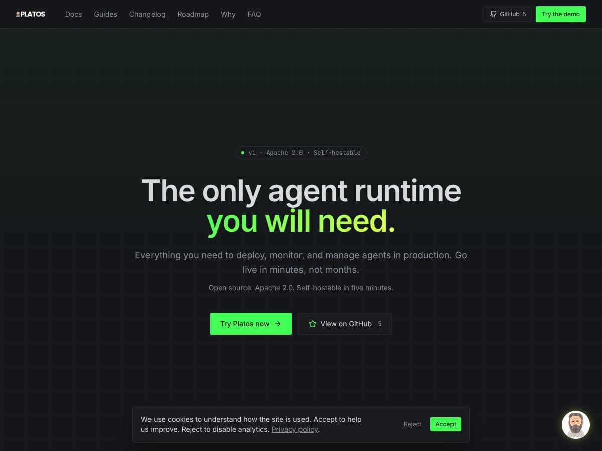 Platos | The runtime for Managed Agents screenshot