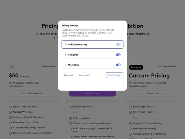 Praxis by Emergn interface