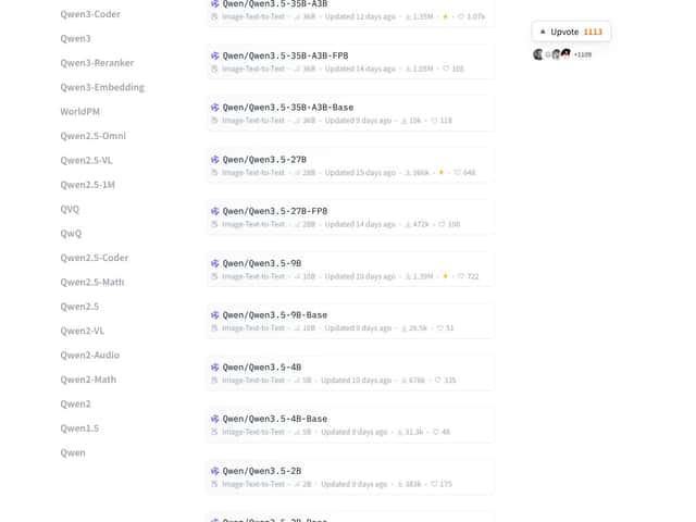 Qwen3.5 Small interface