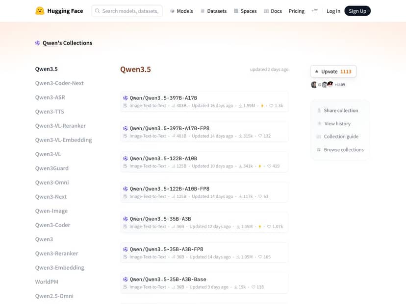 Qwen3.5 Small screenshot
