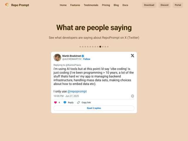 Repo Prompt interface