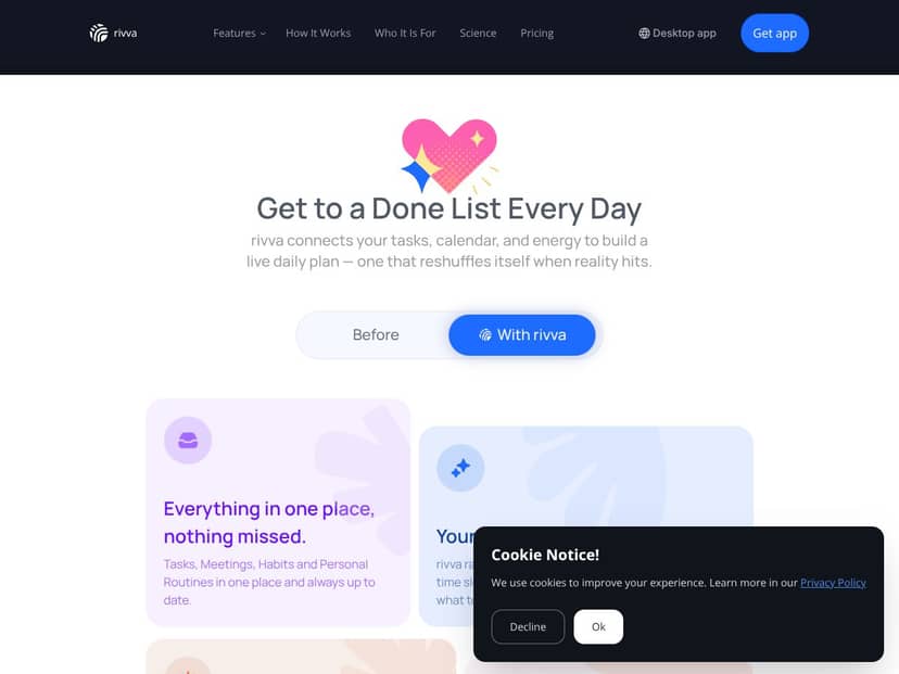 rivva interface