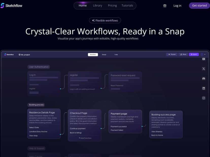 Sketchflow: Mobile Native Code interface