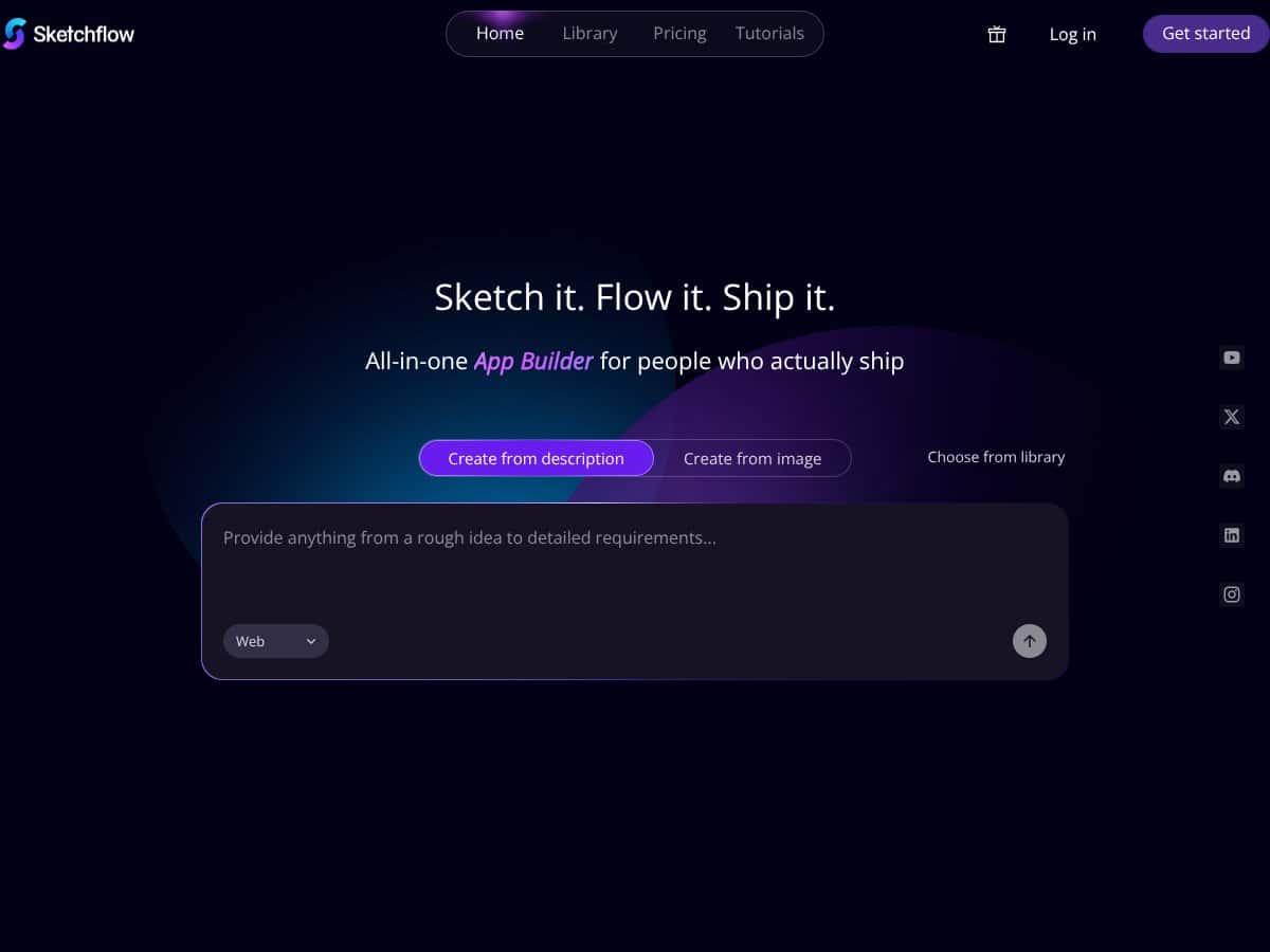 Sketchflow: Mobile Native Code screenshot