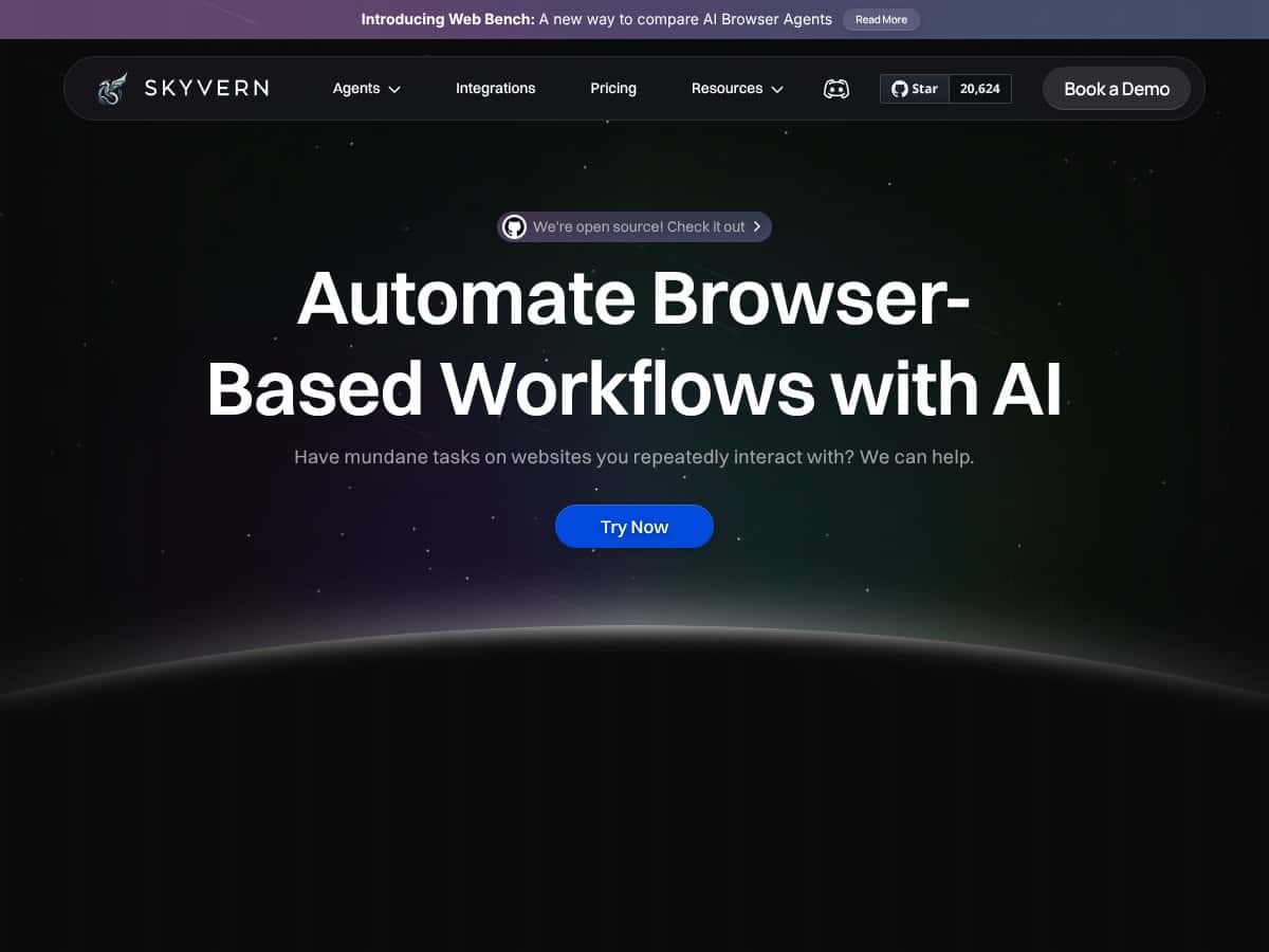 Skyvern MCP & Skills screenshot