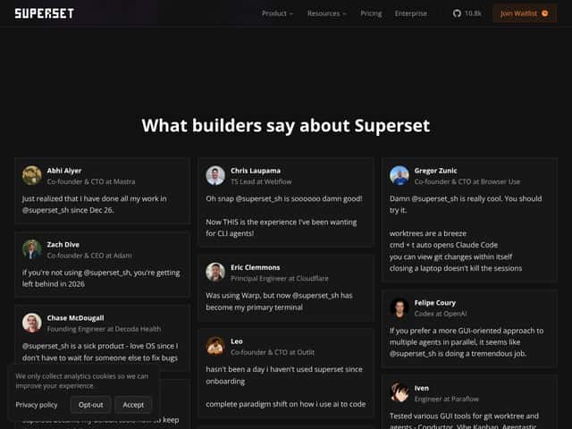 Superset 2.0 interface
